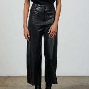 COPY - Wide leg Faux Leather Pants